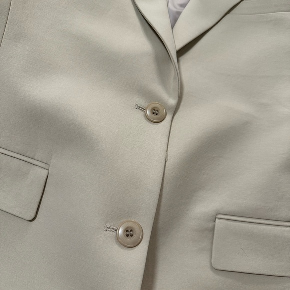 THE FRANKIE SHOP COLETTE HOURGLASS BLAZER - BEIGE M/L, NWT - Picture 13 of 15